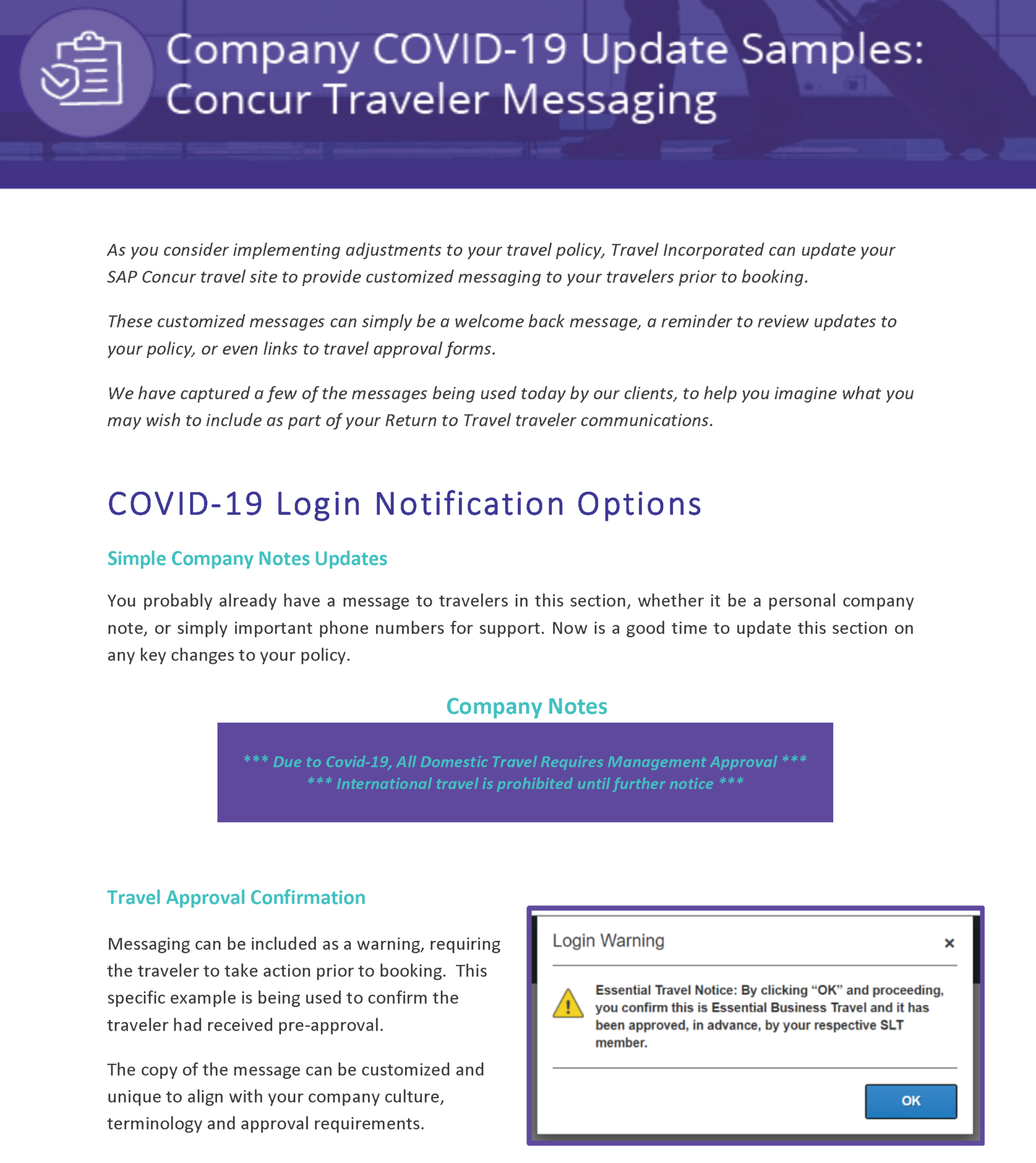 concur travel rule triggered