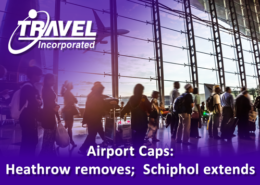 Airport Caps: Heathrow removes Schiphol extends