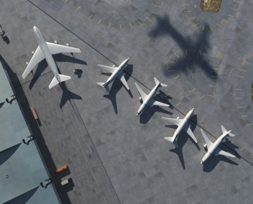 Increasing Flight Routes across<br/>Europe and APAC shutterstock 156070745
